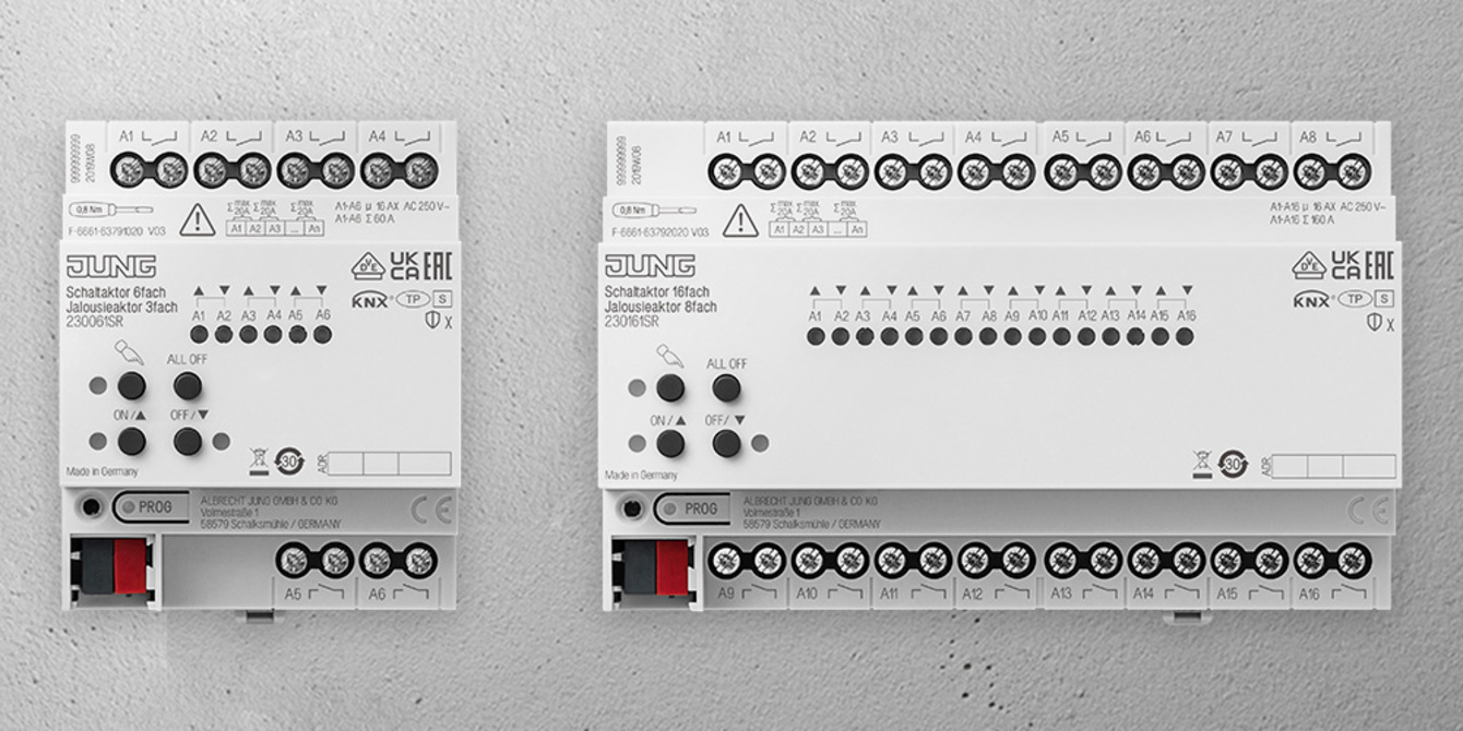 KNX Schalt- und Jalousieaktoren bei F + S Fernmelde- und Sicherungsmontagen GmbH in Güstrow