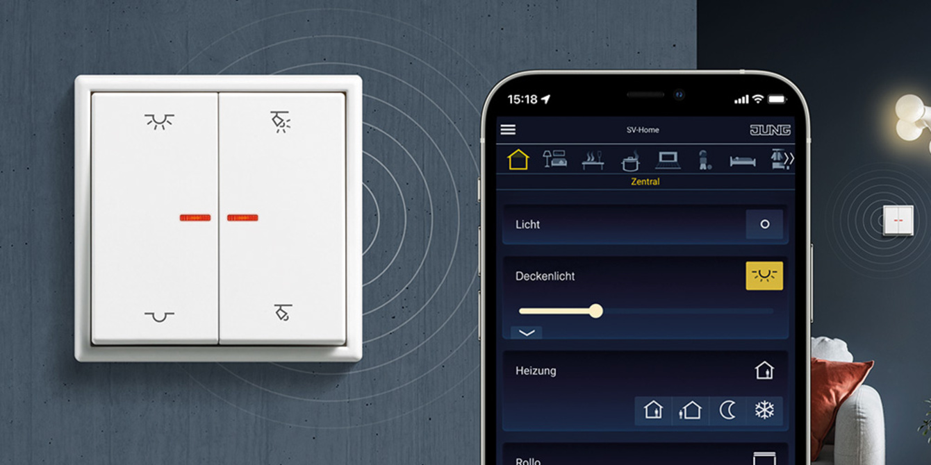 KNX RF Taster bei F + S Fernmelde- und Sicherungsmontagen GmbH in Güstrow